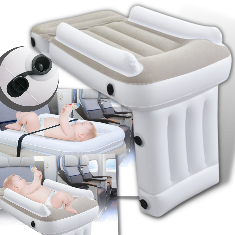 Felfújható gyermekágy - utazási kényelem és gyors telepítés