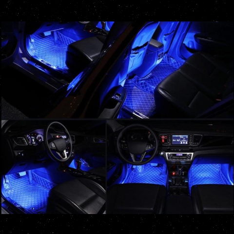 Lampă de Ambianță LED pentru Mașină – Design Interior Stilat 