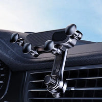Soporte de teléfono rotativo para coche 