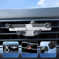 Car Phone Holder Air Vent – 360° Rotation & Automatic Locking