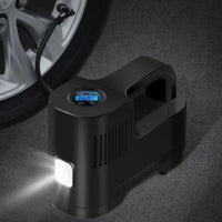 Bærbar Digital 12V Luftkompressor Med LED-lampe — Sikkerhet Og Bruk Om Natten 
