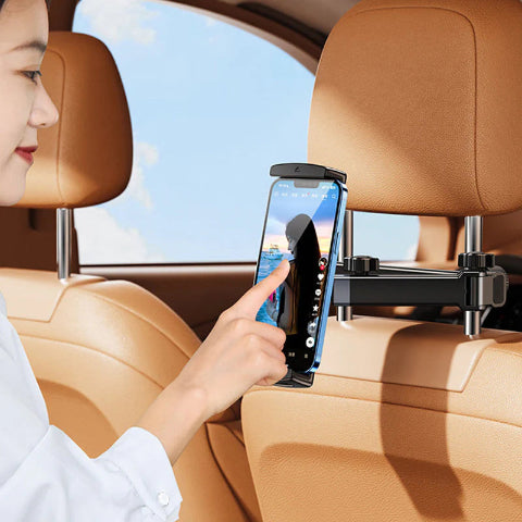 Unterstützung für Telefon und Tablet im Auto – Verstellbare Kopfstützenhalterung 